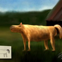 Kid’s Scribbles 1: Chiara’s Horse – iPad Painting