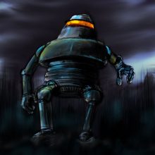 Dark Robot – iPad-Painting